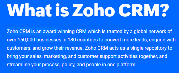 Zoho CRM