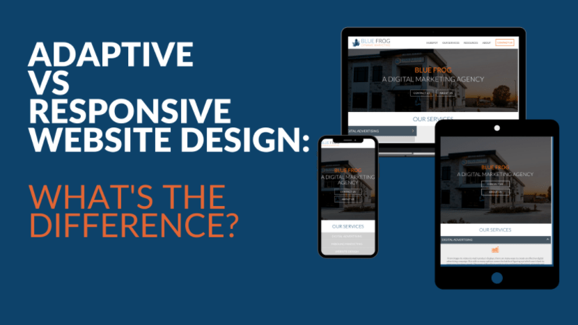 Adaptive vs responsive web design