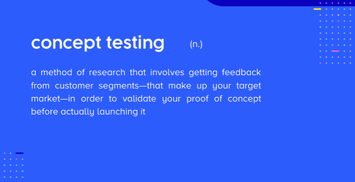Concept testing definition