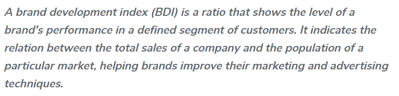 brand development index definition