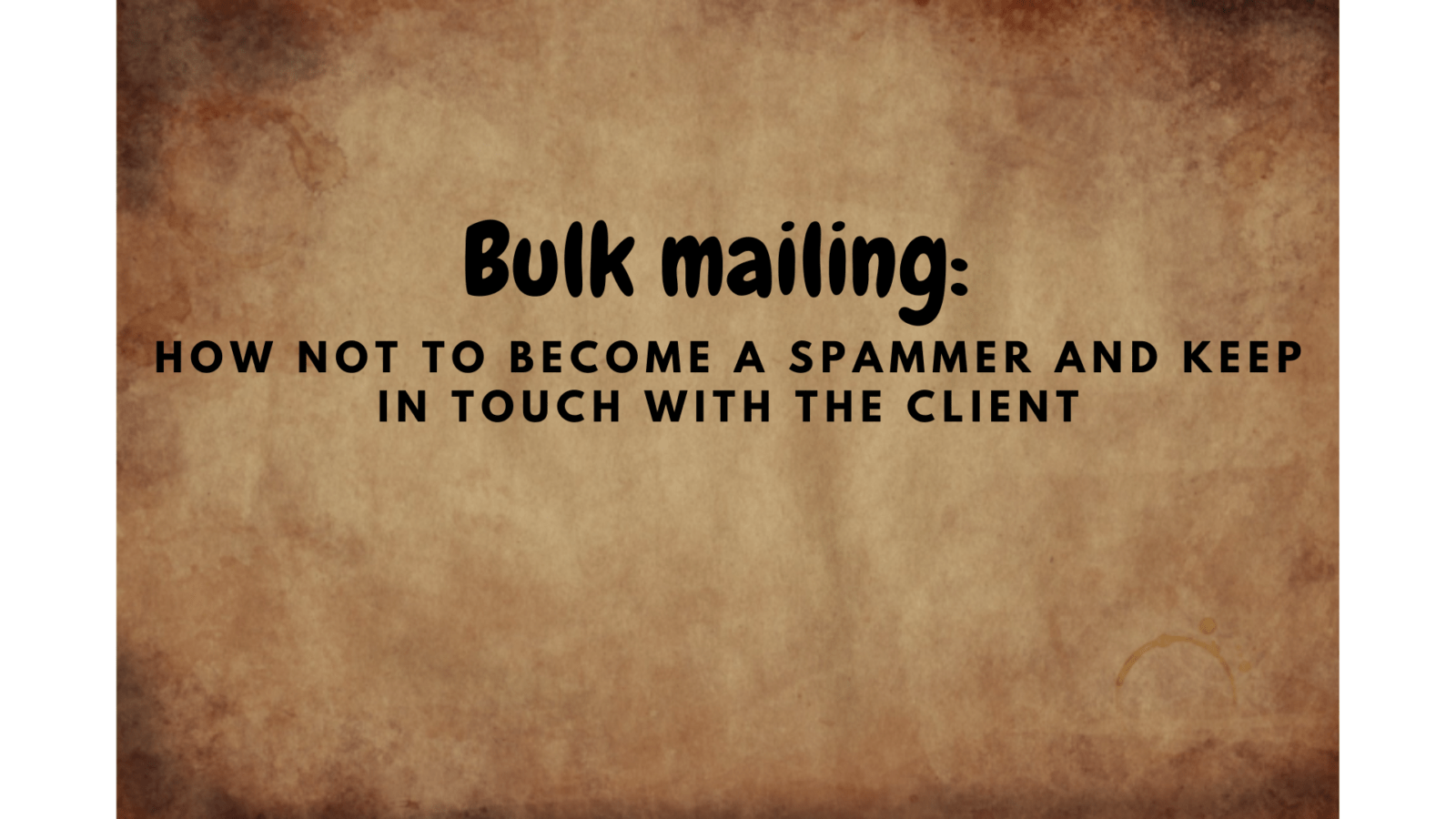 Bulk mailing