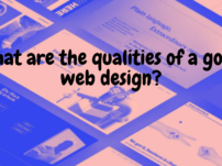What are the qualities of a good website design?