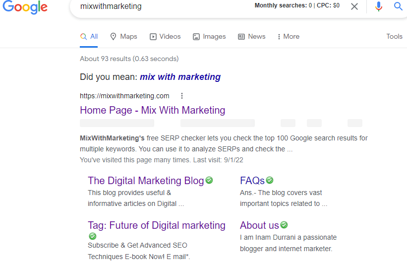mixwithmarketing search