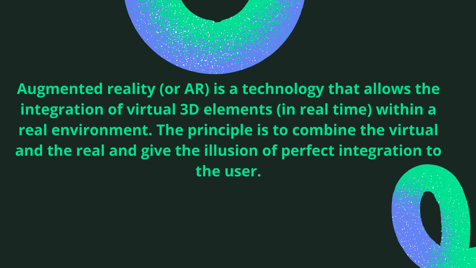 Definition of Augmented Reality