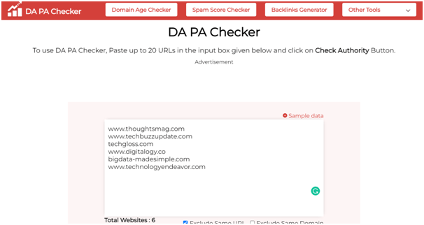 DA PA checker tool 2022