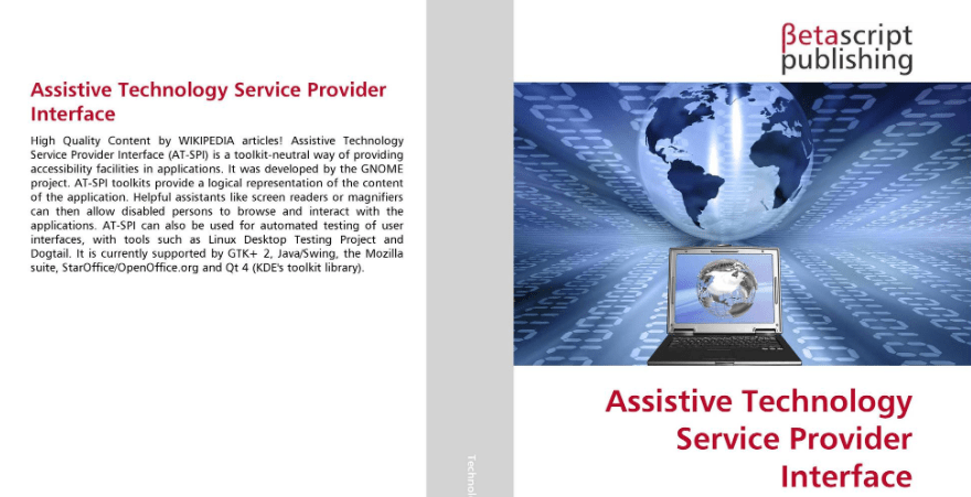 Assistive Technology Service Provider Interface (ATSPI)1