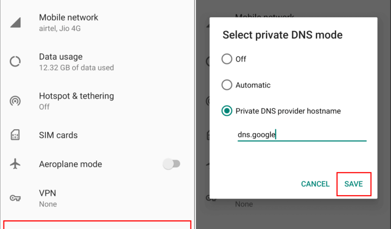 Private DNS or VPN